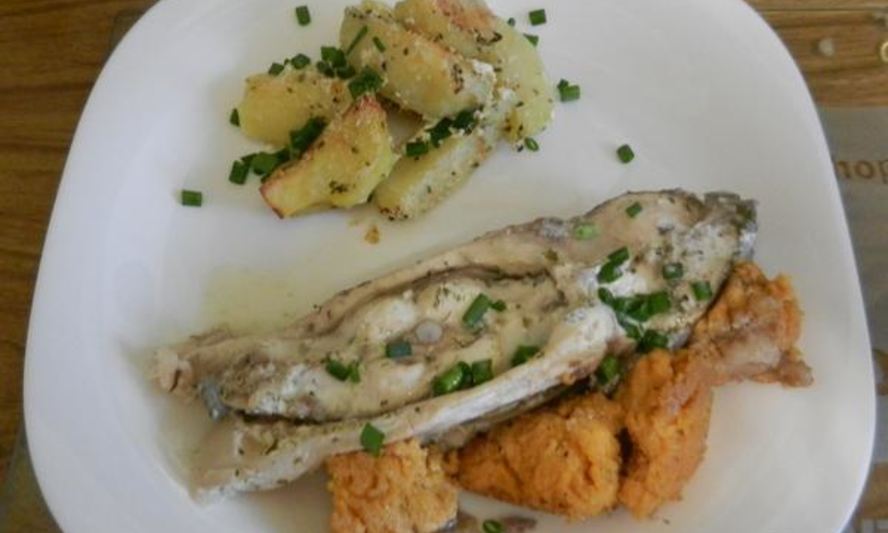 Рецепт леща с запеченым картофелем