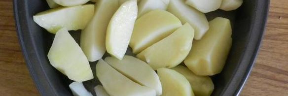 лещ с запеченым картофелем