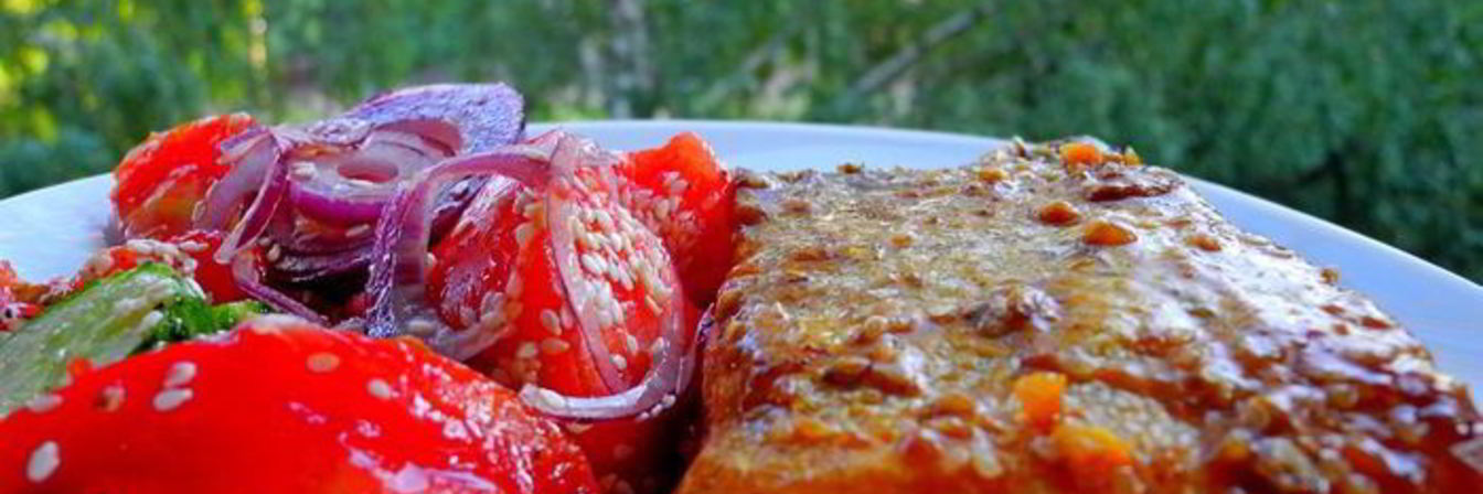 Лосось в апельсиновом соусе