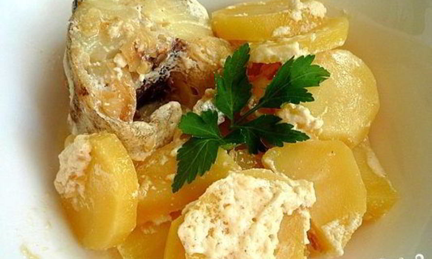 Рецепт минтая с картошкой
