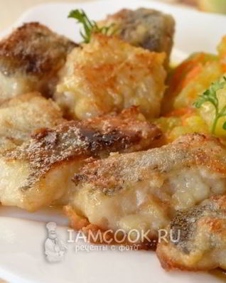 Минтай в соевом соусе с кабачками