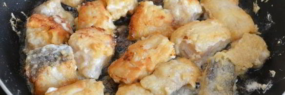 минтай в соевом соусе с кабачками