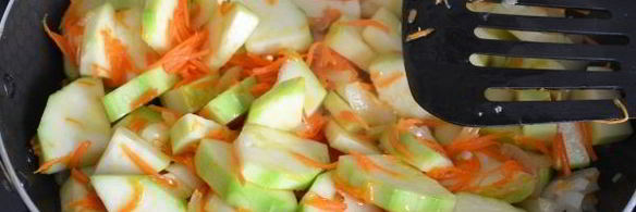 минтай в соевом соусе с кабачками