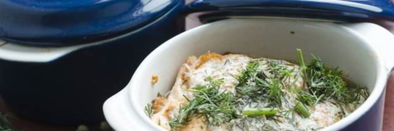 Морской черт запеченный в духовке