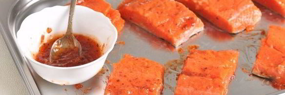 нерка, запеченная в японском соусе