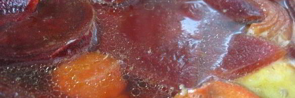 нежный карп в овощном желе