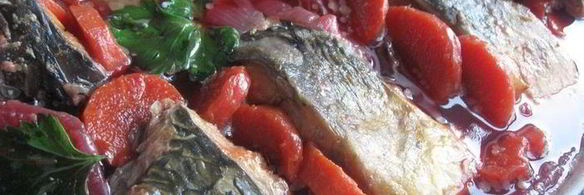 нежный карп в овощном желе