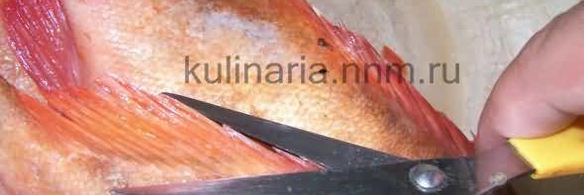 окунь запеченный, с лимонно-сливочным соусом