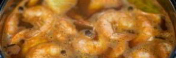 отварные сырые креветки