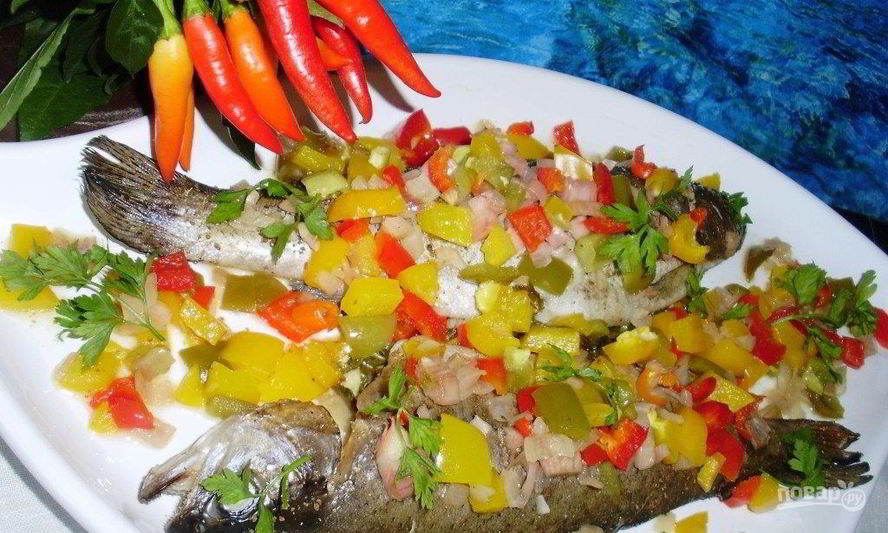 Рецепт речной форели в духовке