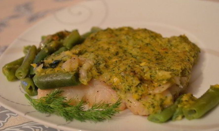 Рецепт рыбы, запеченной в кукурузном соусе