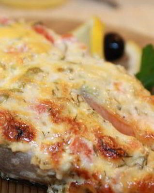 Семга по-гречески