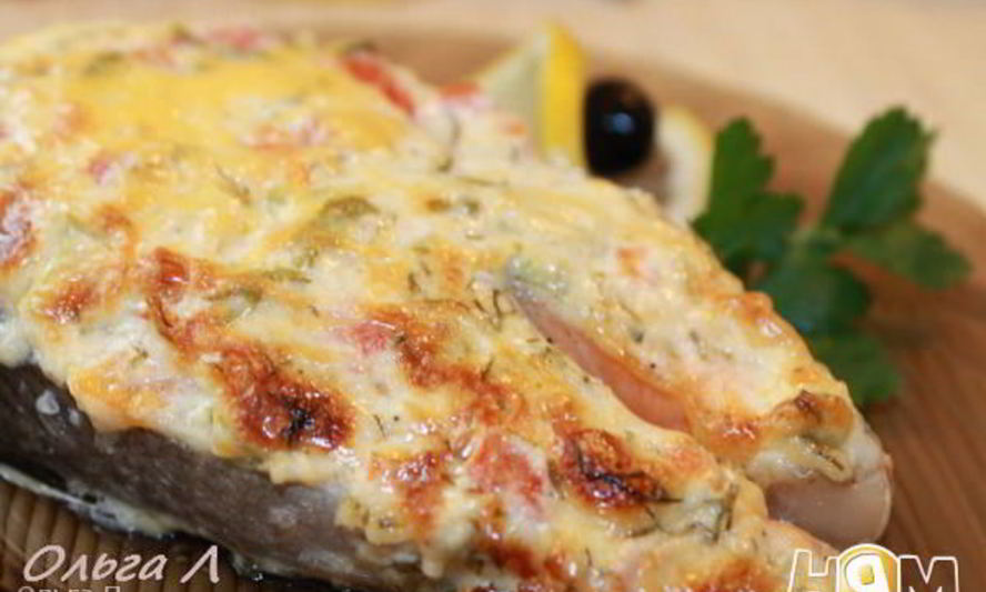 Рецепт семги по-гречески