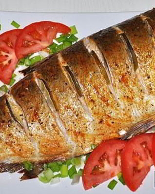 Толстолобик целиком в духовке