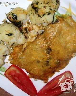Треска с соусом и под корочкой