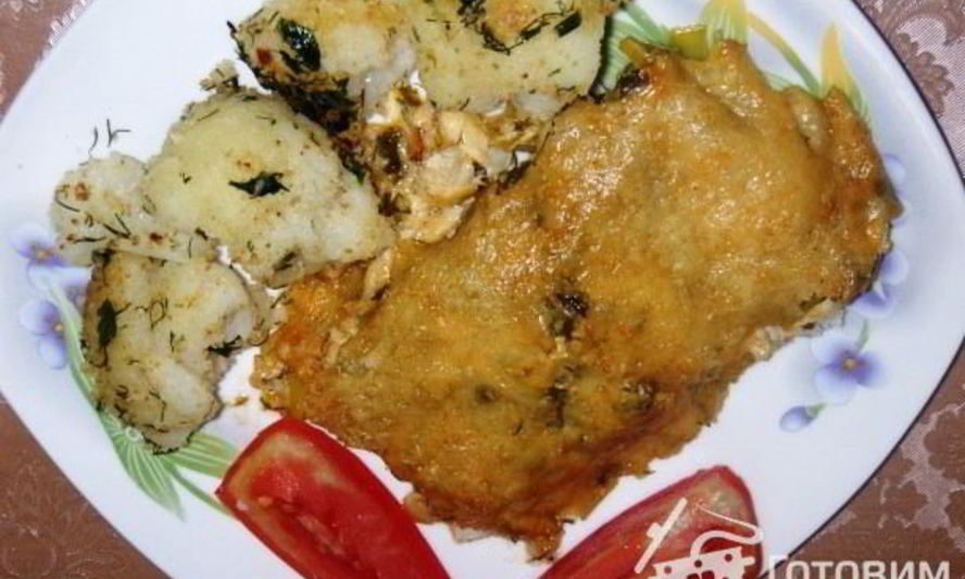 Рецепт трески с соусом и под корочкой
