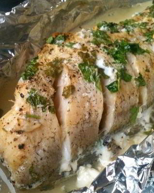 Треска в фольге в духовке