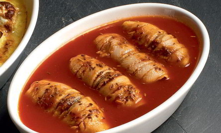 Рецепт запеченной салаки со вкусом раков