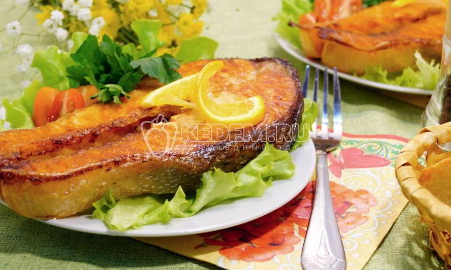 Рецепт запеченной семги