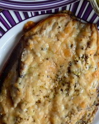 Запеченная скумбрия с сыром