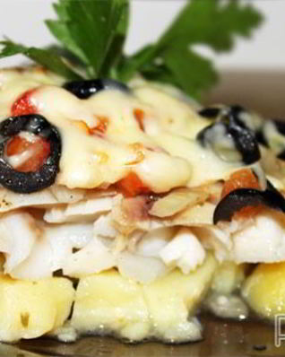 Запеченная тилапия по-итальянски