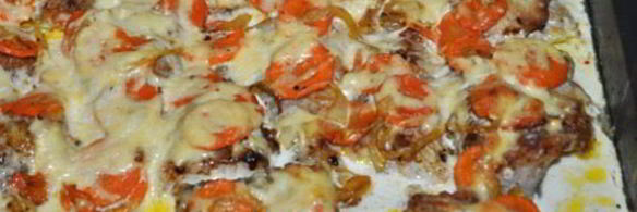 запеченный минтай с чесноком