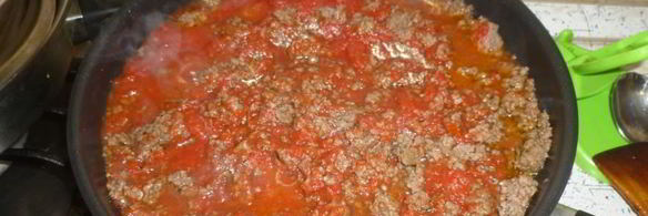 запеченные фарфалле с фаршем