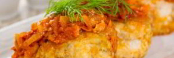 жареная рыба под маринадом