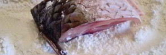 жареная рыба с рисом