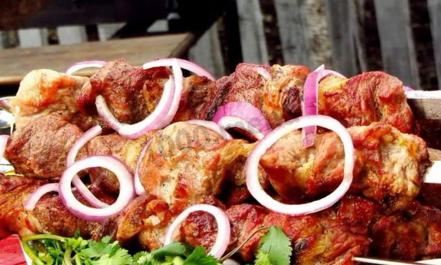 Рецепт грузинского шашлыка без маринада из свинины