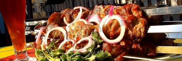 грузинский шашлык без маринада из свинины