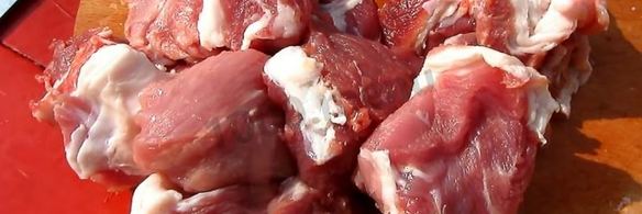 грузинский шашлык без маринада из свинины