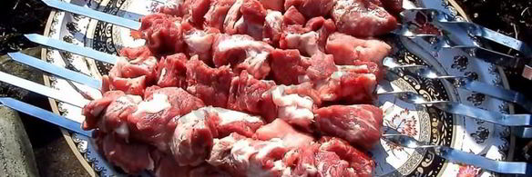 грузинский шашлык без маринада из свинины