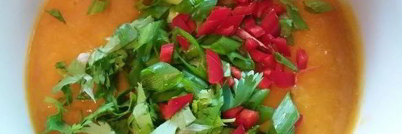 куриный шашлычок по-карибски с манговой сальсой