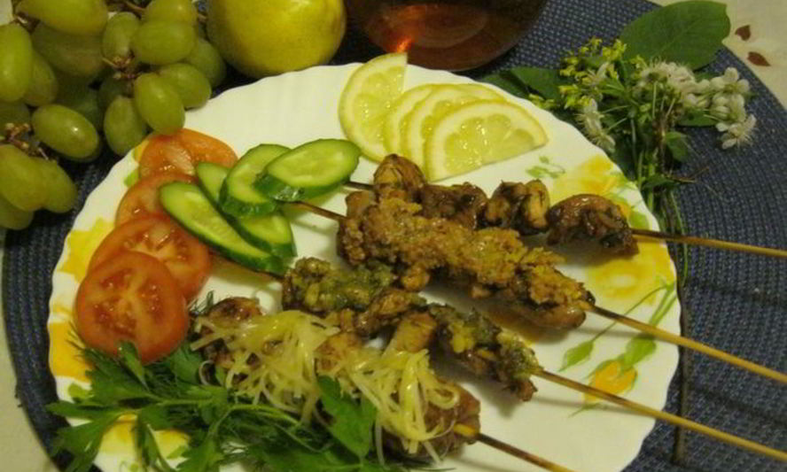 Рецепт куриного шашлыка