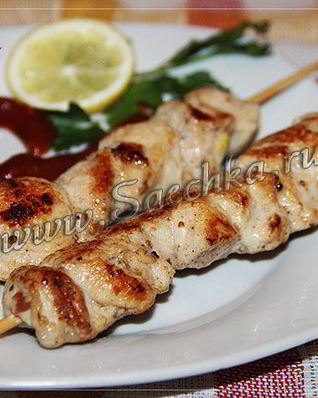 Куриные шашлычки