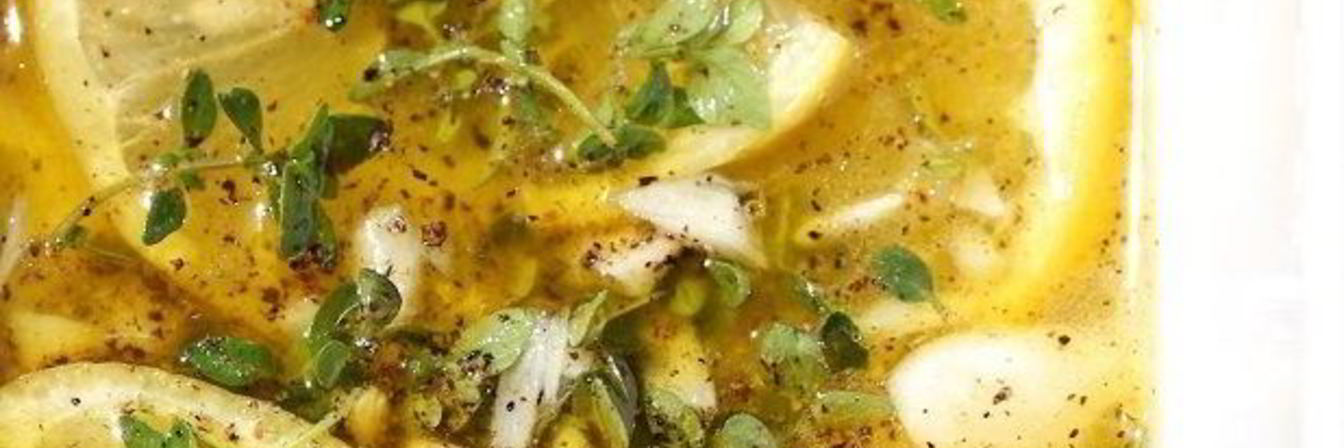 Маринад с лимоном для шашлыка