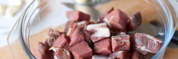 шашлычки из говядины с грибами и луком