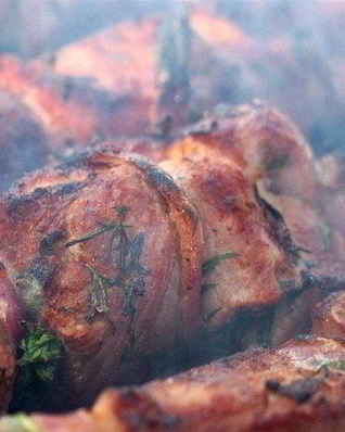 Шашлычок на помидорах