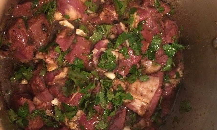 Рецепт шашлыка из баранины мятой и наршарабом