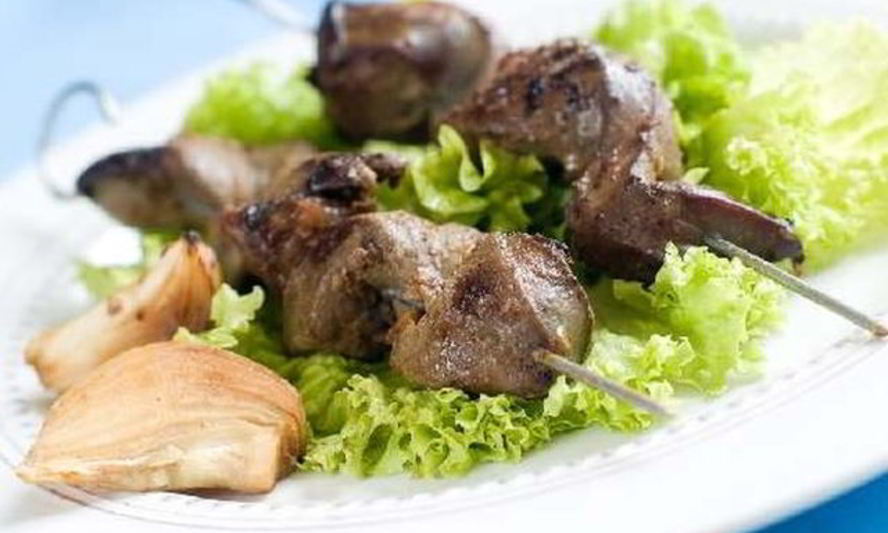 Рецепт шашлыка из говяжей печени