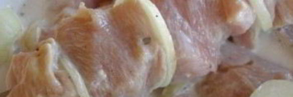 шашлык из индейки на кефире