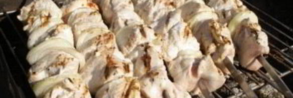 шашлык из индейки на кефире