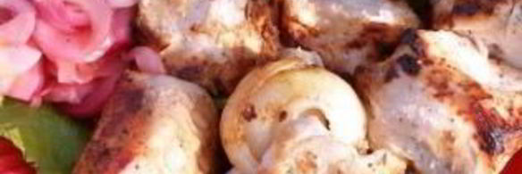 шашлык из индейки на кефире