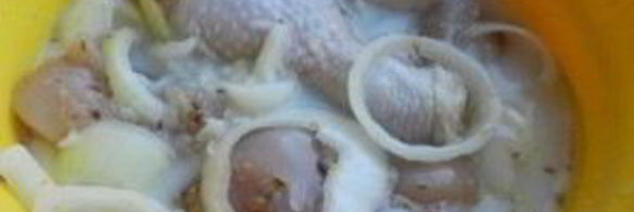 шашлык из курицы на минеральной воде