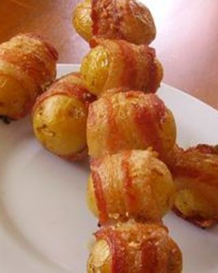 Шашлык из молодой картошки