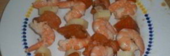 шашлык из рыбы в духовке