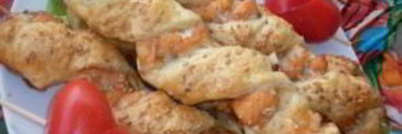 шашлык из рыбы в духовке