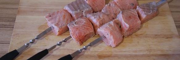 шашлык из семги