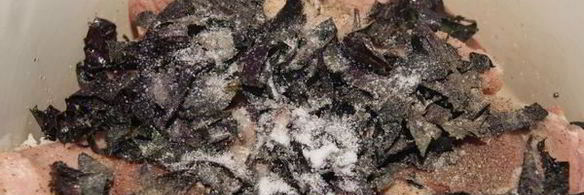 шашлык из свинины с базиликом